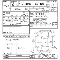 Mitsubishi PAJERO MINI лот № 7062 оценка 3  с аукциона в Японии 4