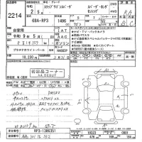 Honda STEP WAGON лот № 2214 оценка 3  с аукциона в Японии 5
