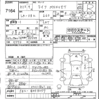 Honda LIFE лот № 7164 оценка R  с аукциона в Японии 4