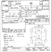 Suzuki SWIFT лот № 7166 оценка 3.5  с аукциона в Японии 4
