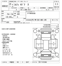 Nissan SYLPHY лот № 32 оценка 3.5  с аукциона в Японии 8