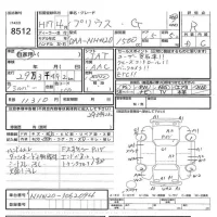 Toyota Prius лот № 8512 оценка R  с аукциона в Японии 5