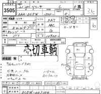 Mazda VERISA лот № 3505 оценка 3.5  с аукциона в Японии 2