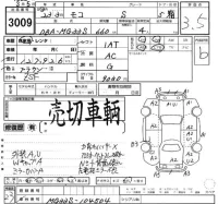 Nissan MOCO лот № 3009 оценка 3.5  с аукциона в Японии 2