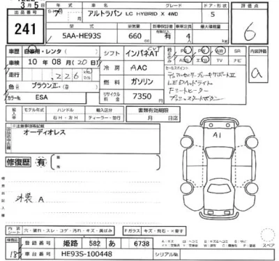 Suzuki ALTO LAPIN  с аукциона в Японии