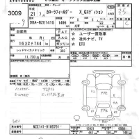 Toyota COROLLA FIELDER лот № 3009 оценка 3.5  с аукциона в Японии 6