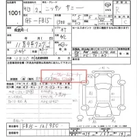 Nissan SUNNY лот № 1001 оценка R  с аукциона в Японии 6