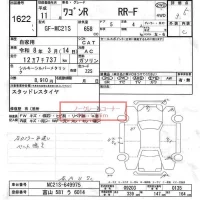 Suzuki WAGON R лот № 1622 оценка 3.5  с аукциона в Японии 6