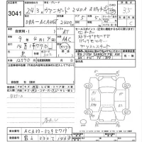 Toyota VANGUARD лот № 3041 оценка 3.5  с аукциона в Японии 6