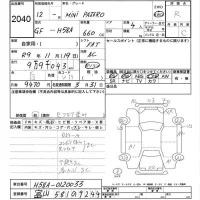 Mitsubishi PAJERO MINI лот № 2040 оценка R  с аукциона в Японии 6