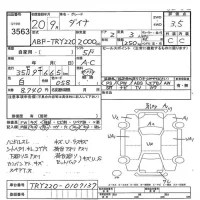 Toyota DYNA лот № 3563 оценка 3.5  с аукциона в Японии 7