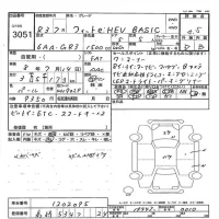 Honda FIT лот № 3051 оценка 3.5  с аукциона в Японии 7