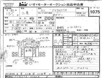 Mitsubishi FUSO TRUCK лот № 1075 оценка RA  с аукциона в Японии 4