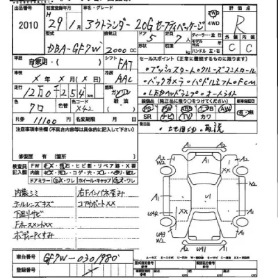 Mitsubishi OUTLANDER  с аукциона в Японии