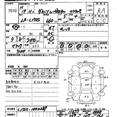 Daihatsu MOVE  с аукциона в Японии