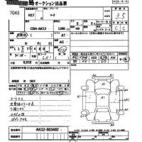 Nissan MARCH лот № 7048 оценка 3.5  с аукциона в Японии 2