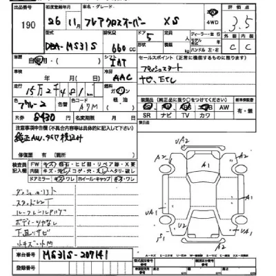 Mazda FLAIR  с аукциона в Японии