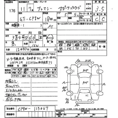 Mazda PREMACY  с аукциона в Японии