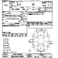 Daihatsu TANTO лот № 7067 оценка 3.5  с аукциона в Японии 2