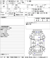 Nissan CLIPPER RIO лот № 3055 оценка 4  с аукциона в Японии 5