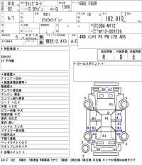 Nissan WINGROAD лот № 5024 оценка R  с аукциона в Японии 5