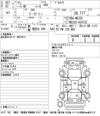 Nissan MOCO лот № 3069 оценка R  с аукциона в Японии 5