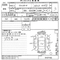 Toyota VANGUARD лот № 25006 оценка 3  с аукциона в Японии 11