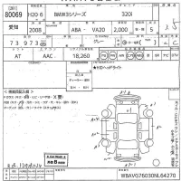 BMW 3-Series лот № 80069 оценка 3.5  с аукциона в Японии 10