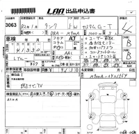 Toyota TANK лот № 3063 оценка 4  с аукциона в Японии 5