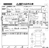 Daihatsu Cast лот № 3007 оценка 4  с аукциона в Японии 5