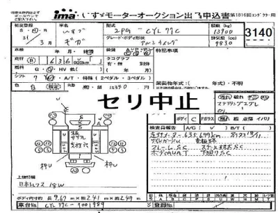 Isuzu TRUCK  с аукциона в Японии