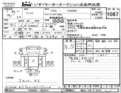 Nissan ATLAS  с аукциона в Японии