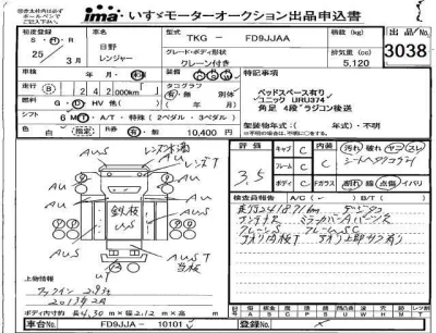 Hino RANGER  с аукциона в Японии