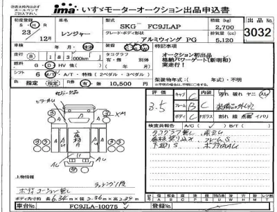 Hino RANGER  с аукциона в Японии