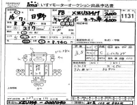 Hino DUTRO лот № 1131 оценка 3.5  с аукциона в Японии 4