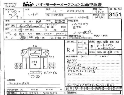 Isuzu TRUCK  с аукциона в Японии