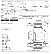 Toyota SPADE лот № 2250 оценка RA  с аукциона в Японии 6