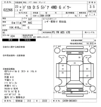 Mitsubishi DELICA D5 лот № 2266 оценка 3.5  с аукциона в Японии 6