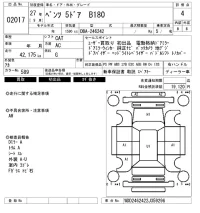 Mercedes-Benz B CLASS лот № 2017 оценка 4  с аукциона в Японии 6