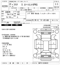 Toyota AQUA лот № 2205 оценка 3.5  с аукциона в Японии 6