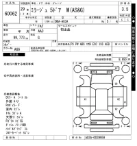 Mitsubishi MIRAGE лот № 60062 оценка 3.5  с аукциона в Японии 7