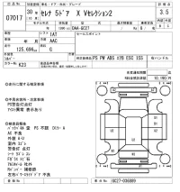 Nissan SERENA лот № 7017 оценка 3.5  с аукциона в Японии 6