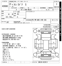 Nissan MOCO лот № 43088 оценка 3  с аукциона в Японии 8