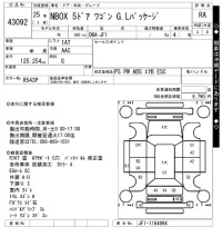 Honda N BOX лот № 43092 оценка RA  с аукциона в Японии 10