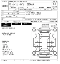 Mercedes-Benz E CLASS лот № 5008 оценка 3.5  с аукциона в Японии 6