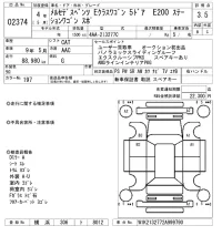 Mercedes-Benz E CLASS WAGON лот № 2374 оценка 3.5  с аукциона в Японии 6