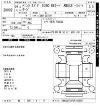 Mercedes-Benz E CLASS лот № 20002 оценка 3.5  с аукциона в Японии 7