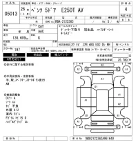 Mercedes-Benz E CLASS WAGON лот № 5013 оценка 4  с аукциона в Японии 6