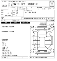 BMW X1 лот № 5009 оценка 3.5  с аукциона в Японии 6