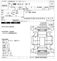 BMW 5-Series лот № 2670 оценка 3.5  с аукциона в Японии 6
